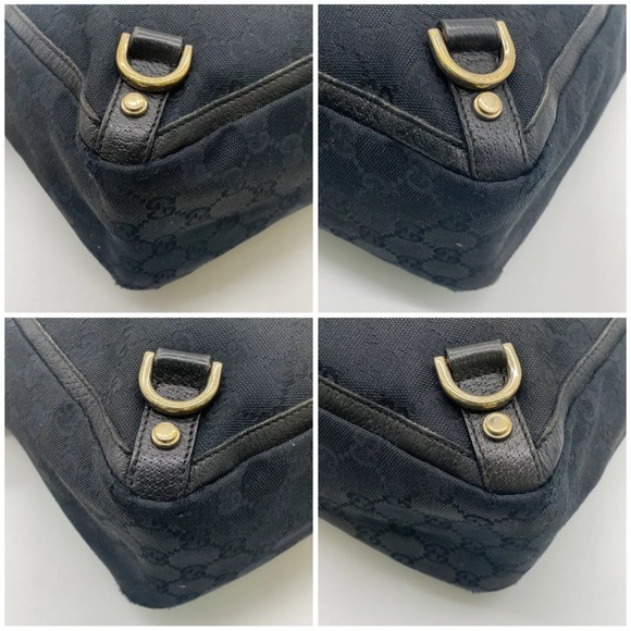 Authentic GUCCI GG Supreme Black Abby Tote Bag - Picture 9 of 15